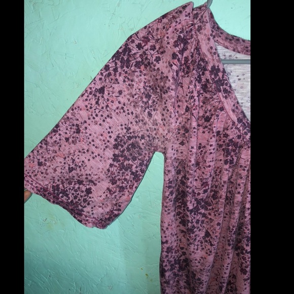 Mudd Pink Half Sleeve Top - Picture 4 of 6